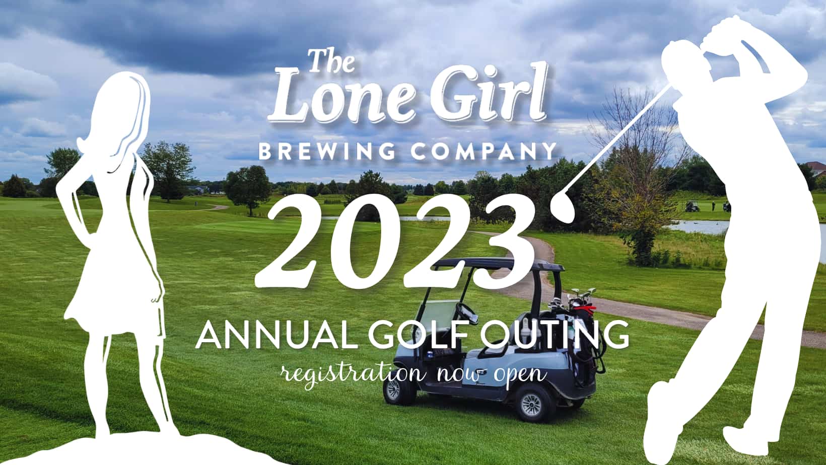 Lone Girl Golf Outing Graphic