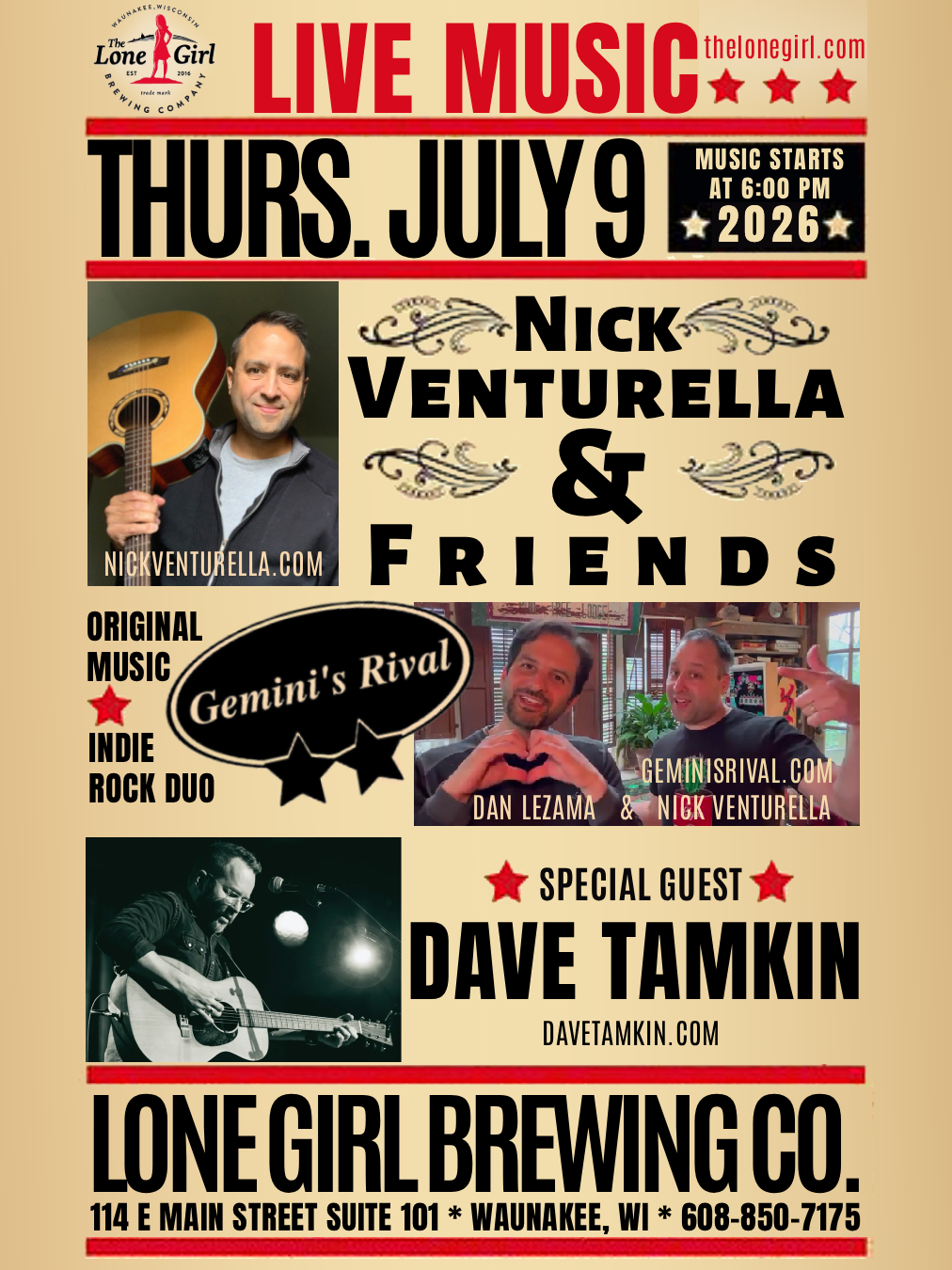 Nick Venturella & Friends - Live Music on the Rooftop